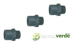 1 pz Adattatore PVC Irritec AM3 M-F / M - Ø75 x Ø90 x 3"
