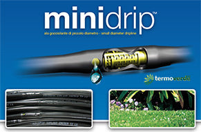 15 mt Ala gocciolante Irritec Minidrip 1,5lph Ø6 15cm 15m