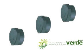 2 pz Calotta PVC Irritec CA2 filetto 1" PN16