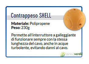Contrappeso per galleggiante Elentek Smart