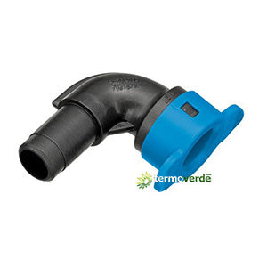 25 pz Gomito 90° Blu Lock / innesto M Orbit BL 409 - ½" x ½"