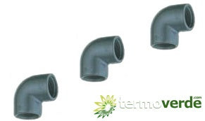 1 pz Gomito 90° PVC Irritec GO2 filetto F 2"½ PN16
