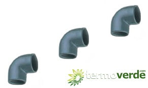 1 pz Gomito 90° PVC Irritec GO3 - Ø32 x 1" PN16