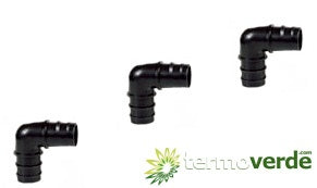 100 pz Gomito Irritec 640 portagomma Ø25 x Ø25