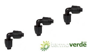 50 pz Gomito Irritec 823 PE PN4 Ø20 x Ø20