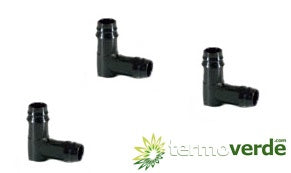 100 pz Gomito Irritec 835 ala gocciolante Ø17 x Ø17