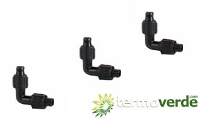 100 pz Gomito Irritec 858 manichetta Ø16 x Ø16