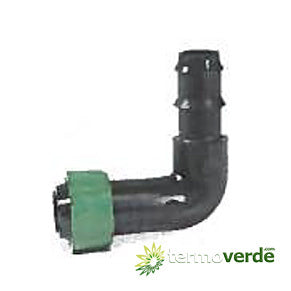 Gomito Irritec 889 manichetta  tubo poly Ø22 x Ø20
