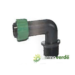 25 pz Gomito Irritec 899 manichetta  derivazione M Ø22 x ½''