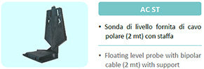 Injecta AC ST staffa montaggio orizzontale