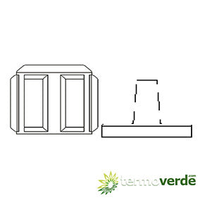 Injecta adattatore per tubi 4x6 PVDF