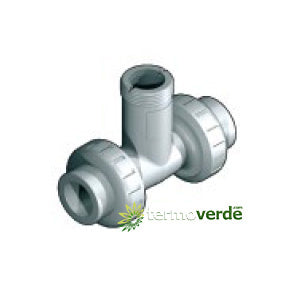 Injecta E.FLOW 1 DN 15 G1/2” TEE PVC sensore di flusso