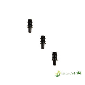 100 pz Innesto M - portagomma tubo 9x12