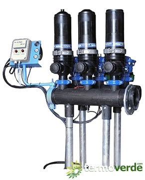 Irritec RSL 5 filtri 3'' Rotodisk - 8'' flangiato - Automatico