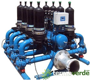 Irritec RSP 12 filtri 3'' Rotodisk - 10'' flangiato - Automatico