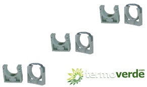 10 pz Irritec ST1 - Ø25 - Supporto in PVC per tubo