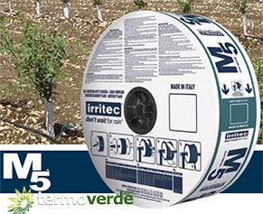 600 mt Manichetta irrigazione Irritec M5 Ø16 25mil 30cm 2,1lph