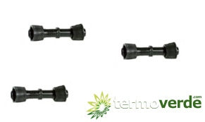 100 pz Manicotto Irritec 840 ghiera ala gocciolante Ø16