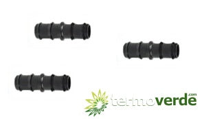 100 pz Manicotto portagomma light Irritec 304 PE Ø16