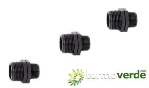 10 pz Nipple ridotto Irritec 619 Polipropilene   2" x 1" PP