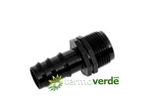 100 pz Raccordo Irritec 602  portagomma filetto M Ø16 x ¾"