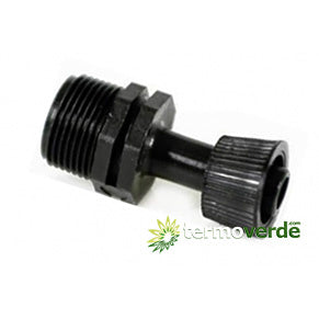 100 pz Raccordo Irritec 842 ala gocciolante filetto M Ø20 x ¾''