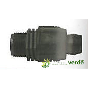 100 pz Raccordo Irritec FOM ala gocciolante filetto M Ø23 x ¾''