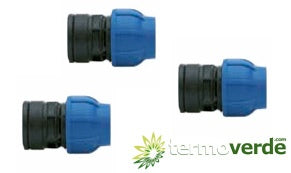 10 pz Raccordo PE compressione Irritec 901 Ø32 x 1" PN16