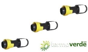 100 pz Tappo easy block manichetta Irritec 881 Ø16 15-24 mil