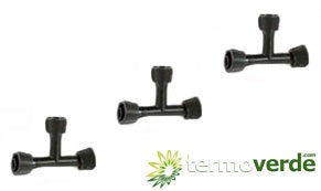 50 pz Tee per ala gocciolante Irritec 844  - Ø16 x Ø16 x Ø16