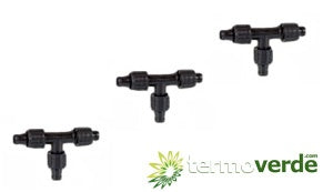 50 pz Tee per manichetta Irritec 857 - Ø16 x Ø16 x Ø16